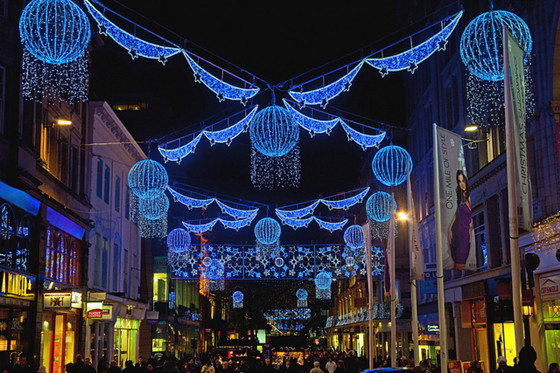 【热门活动】英国各地圣诞节亮灯仪式持续时间