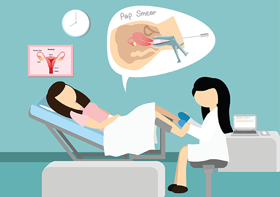 宫颈抹片检查