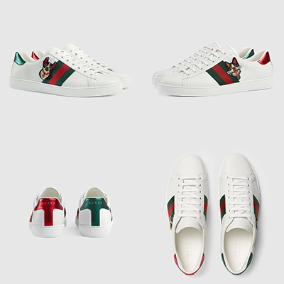 Gucci&nbsp;Men's Ace embroidered sneaker
