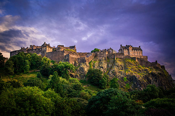 爱丁堡城堡   edinburgh castle