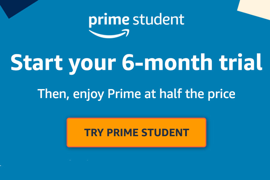 Amazon亚马逊学生会员超值优惠！前6个月免费试用Prime member