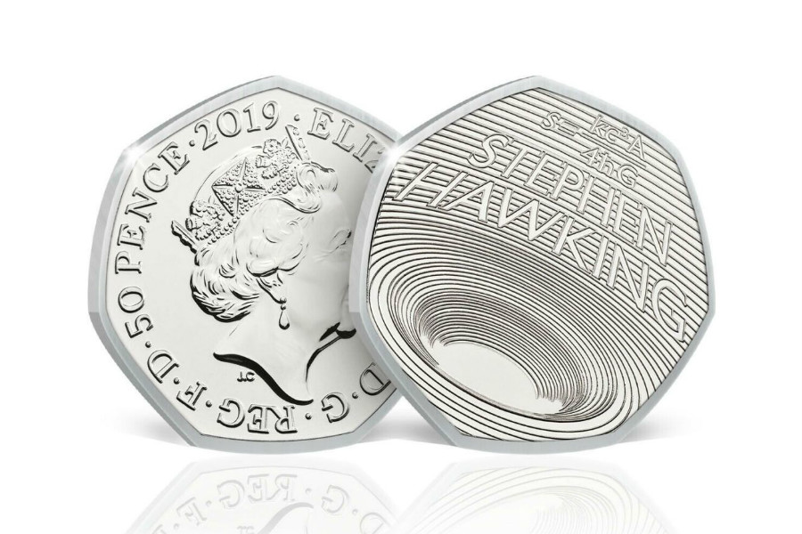 The Royal Mint | 霍金逝世一周年,英国皇家铸币局推出黑洞纪念币!