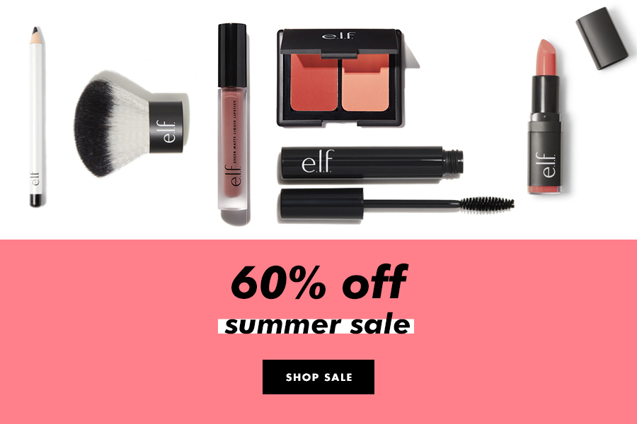 e.l.f. Cosmetics | 美国人气美妆夏季折扣60%OFF!超人气散粉只要3镑就拿下!