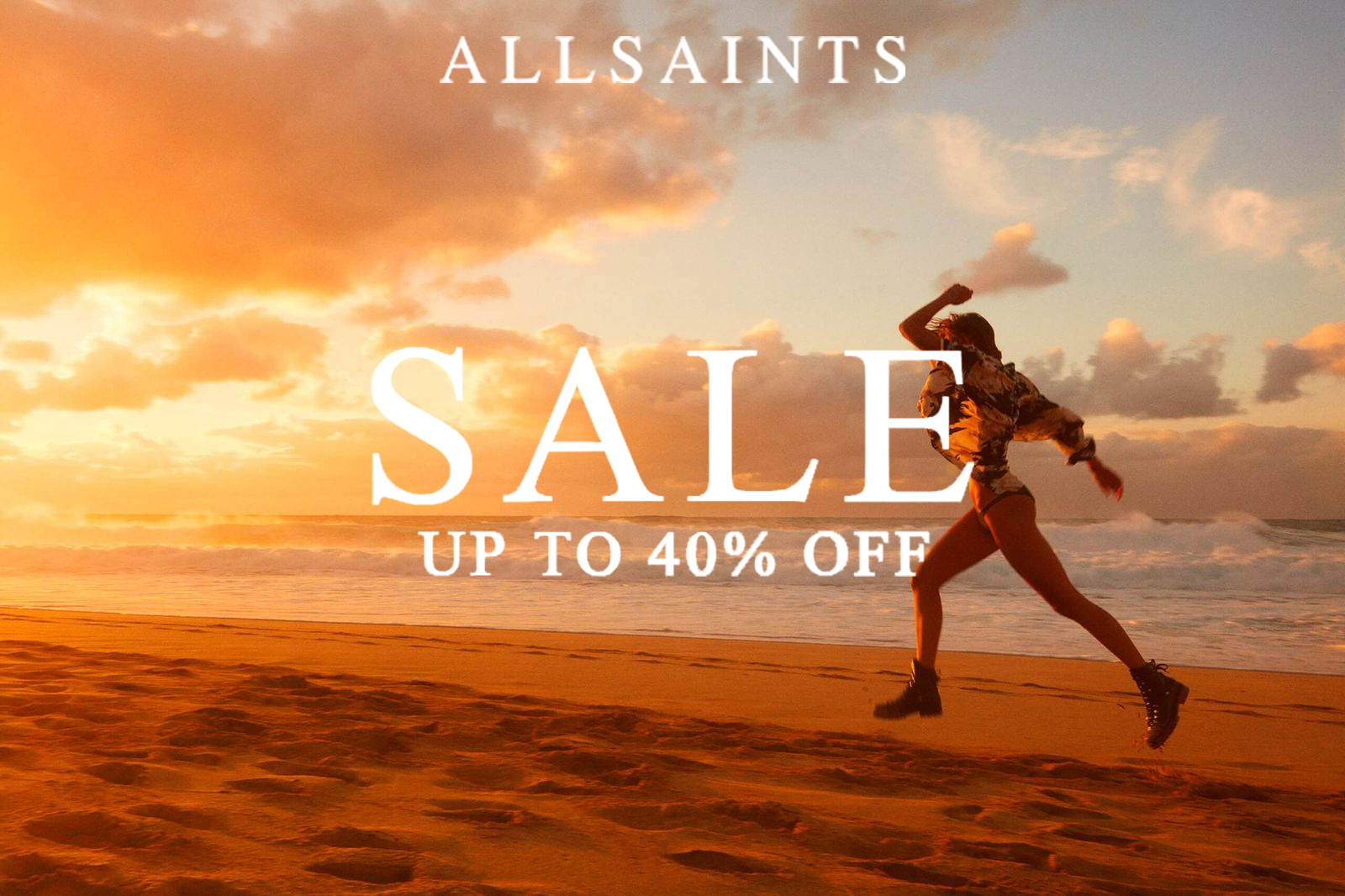 AllSaints | 夏季折扣高达40%OFF,经典皮衣和夏日碎花都有!