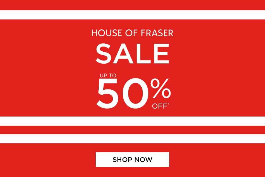 House of Fraser | 折扣高达50%OFF,TOM FORD等美妆还有超多家居折扣!