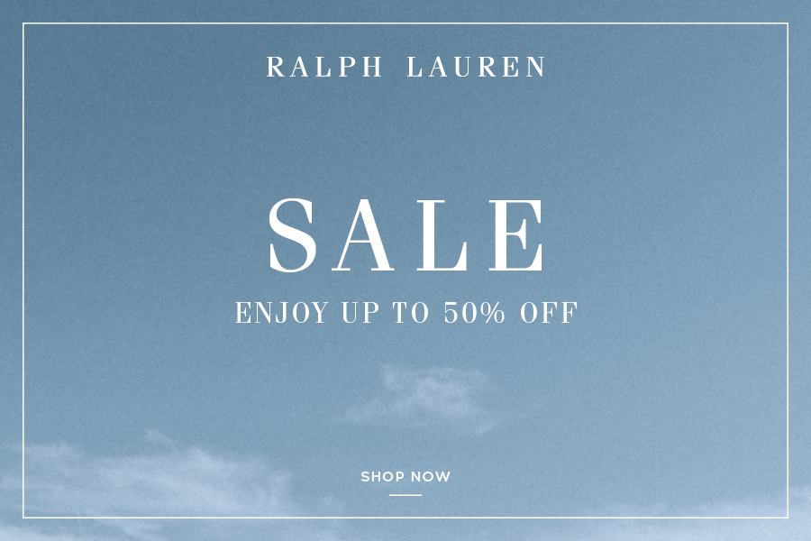 Ralph Lauren | 夏季折扣高达50%OFF!男女服饰和家居都有折!