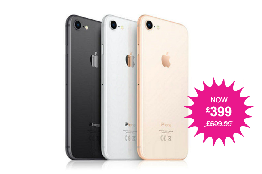 Apple | 翻新64GB iPhone 8限时43%OFF!现省300镑!