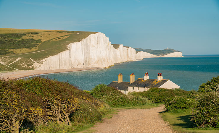 英国白崖盘点 White Cliffs Red Scarf 英国白崖盘点 White Cliffs Red Scarf