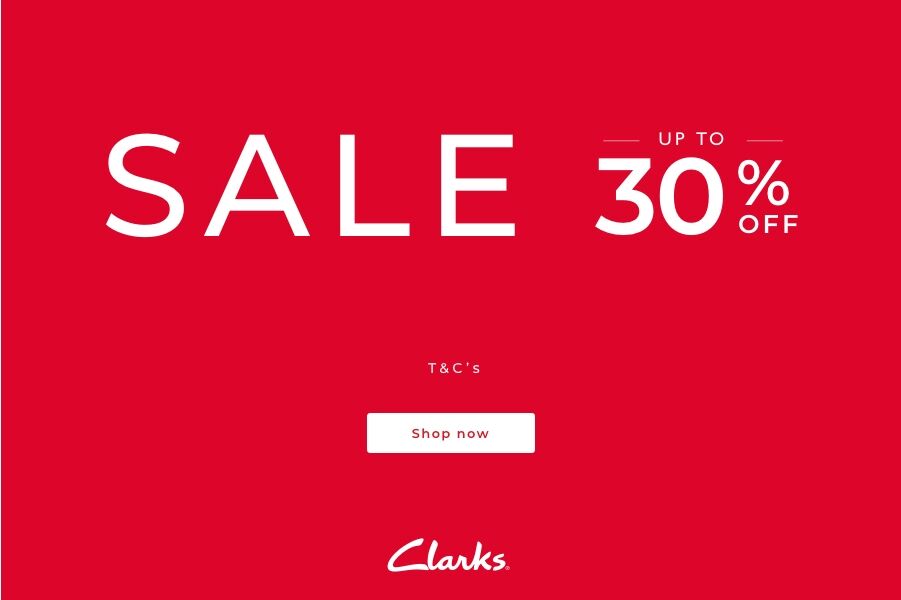 Clarks | 男女、童款低至7折!来入布洛克皮鞋、休闲鞋吧