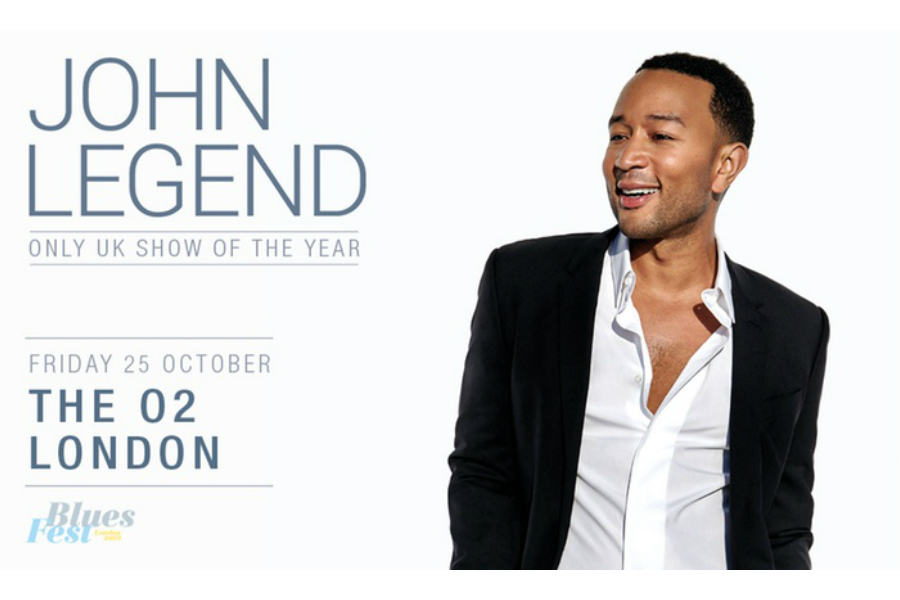 Groupon | 一日闪促,仅£33看John Legend蓝调音乐节专场演唱会