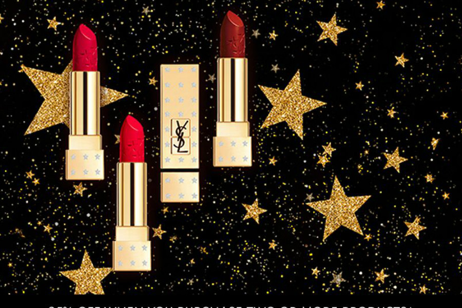 YSL | 限量星星系列口红、眼影、明彩笔独家8折!