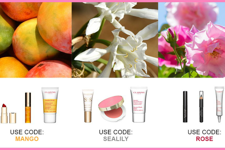 Clarins | 人气植物护肤品牌满£60赠品9选3,你爱芒果、玫瑰还是海百合?