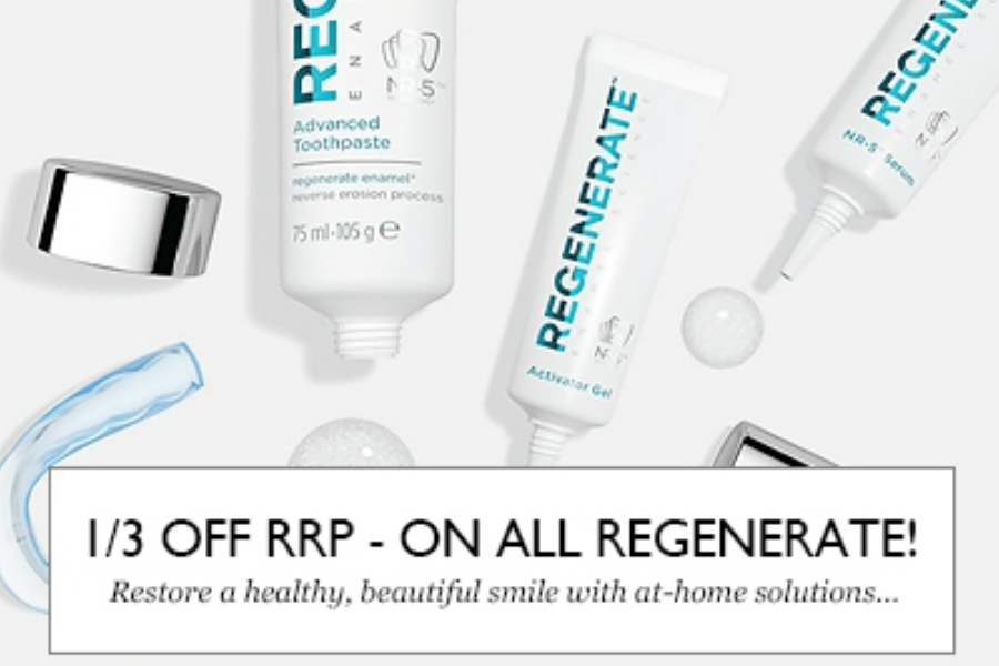 Regenerate | 新晋牙膏人气王全线67折+额外75折,折上折后仅£4.99最后一天