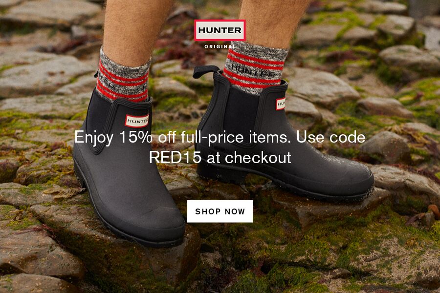 Hunter | 独家85折!功能性和时尚感兼具的雨天单品来拥有!