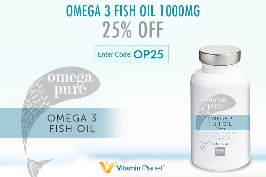 Vitamin Planet | OmegaPure鱼油75折,增强心脏和大脑功能来入!