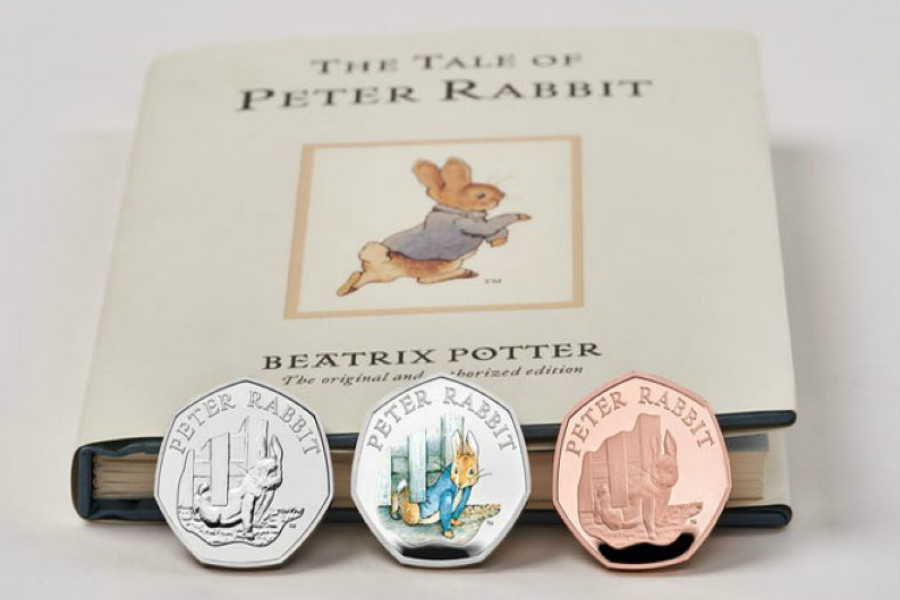 The Royal Mint | 满£60可获赠面值50p彼得兔纪念币,这是国民兔子最后一次登上50p了!