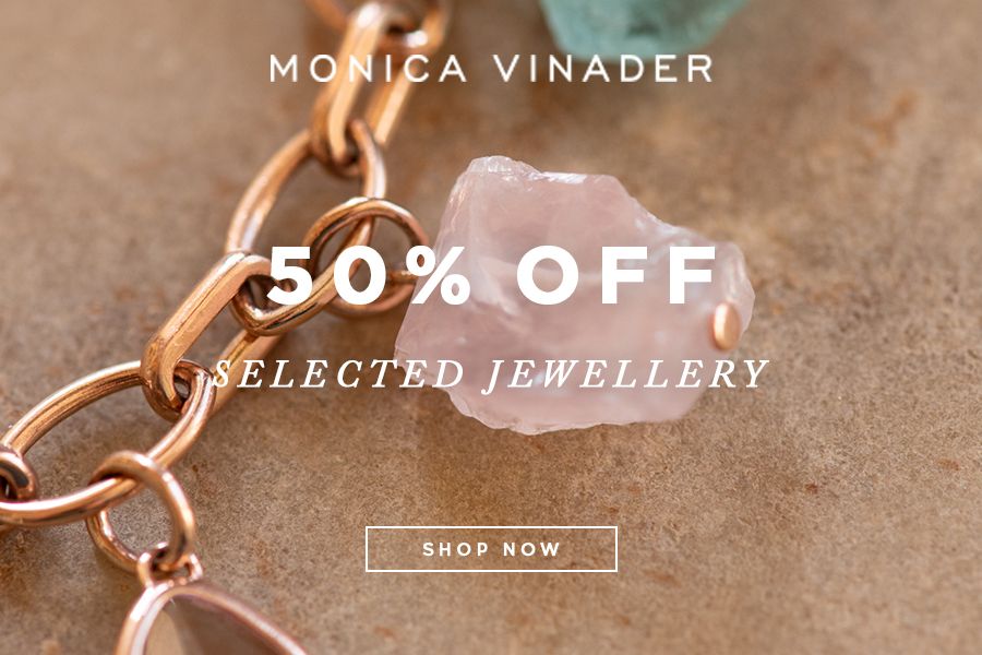Monica Vinader | 精选首饰50%OFF,进来看看这一秒提升气质的唯美饰品!