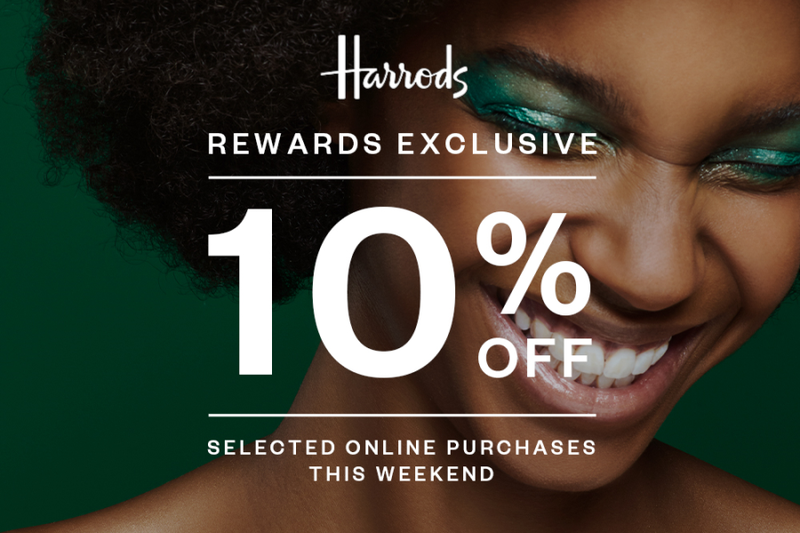 Harrods | 会员周末9折回归!BV、黛珂、CPB、爱马仕口红等都在,折扣区还可叠加!