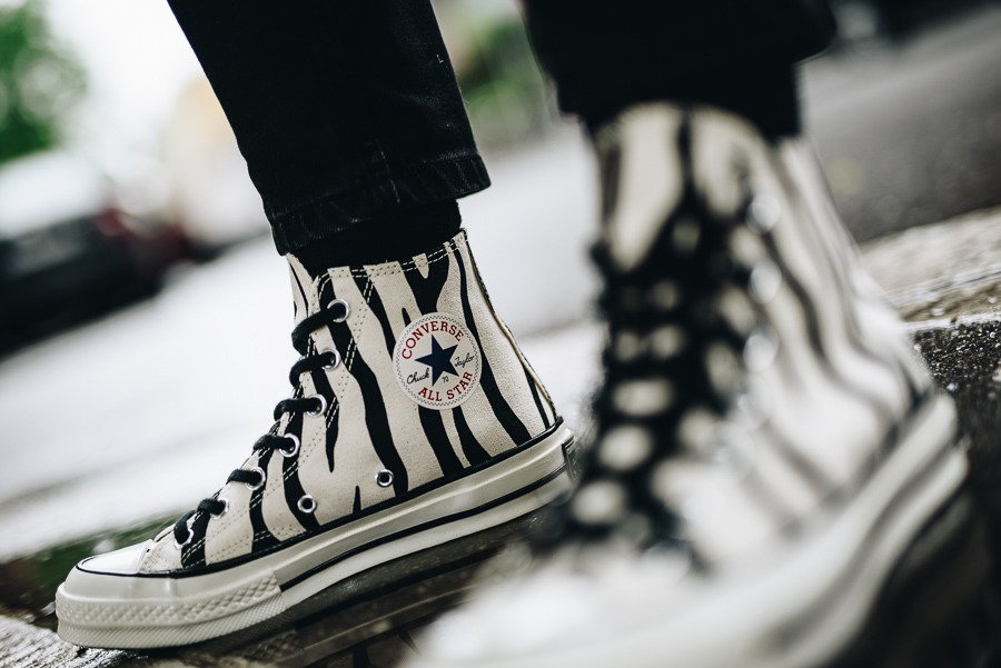 Converse | 立享78折+免邮!斑马纹匡威hin特别,进来下单!