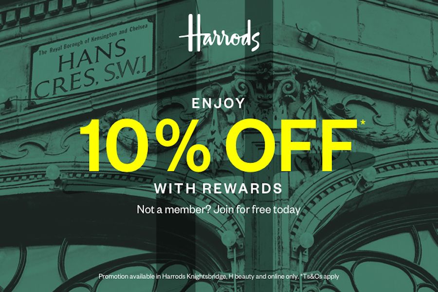 Harrods会员9折回归!BV、Loewe、加拿大鹅等,折扣区可叠加
