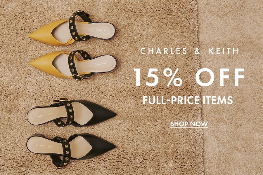 Charles & Keith | 限时独家85折!小“CK”的时髦高级鞋包来收!
