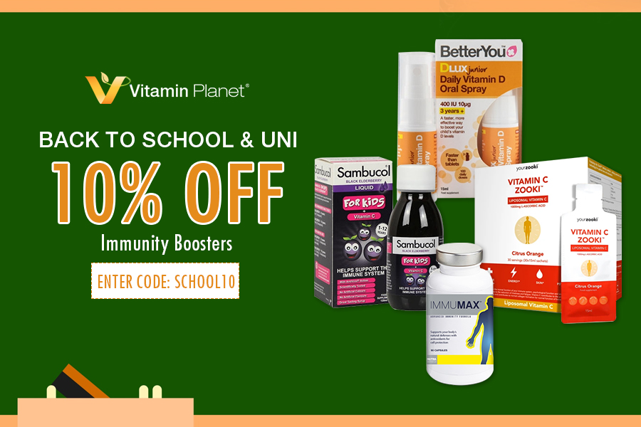 Vitamin Planet开学季9折,你的免疫力由它们守护!