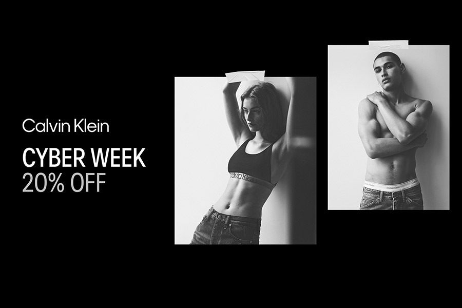 Calvin Klein本周继续8折大促,经典logo款服饰必入