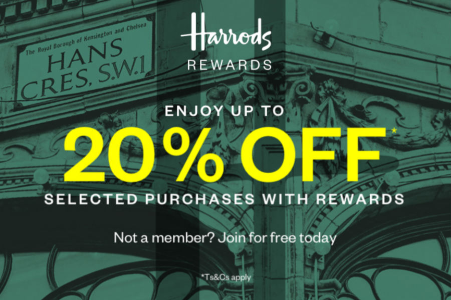 Harrods美妆全场9折,时尚大牌8折!Loewe、大鹅等大牌低至8折
