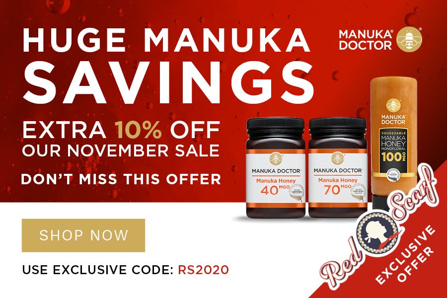 Manuka Doctor大促低至3折+额外9折,维生素D补剂折后仅£6.3