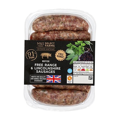英国林肯郡香肠