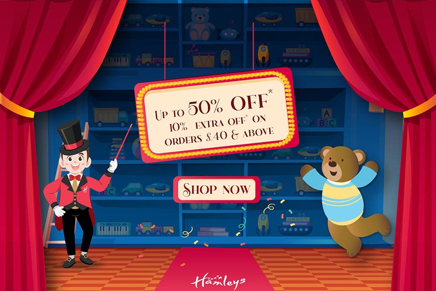 仅剩一日!Hamleys低至45折!Lego乐高、Jellycat超萌玩偶折上折